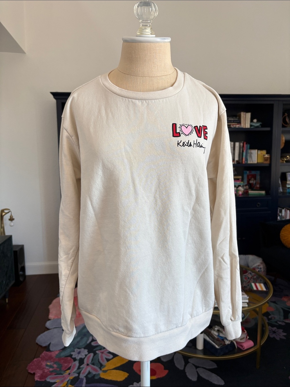 Keith Haring Love Sweatshirt size M